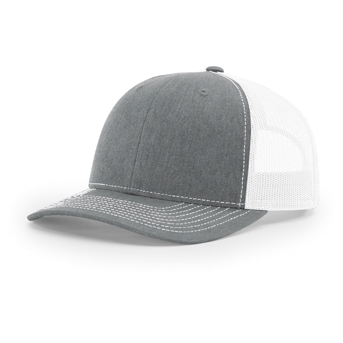 Richardson Heather Grey/White 112+ R-Flex Adjustable Trucker