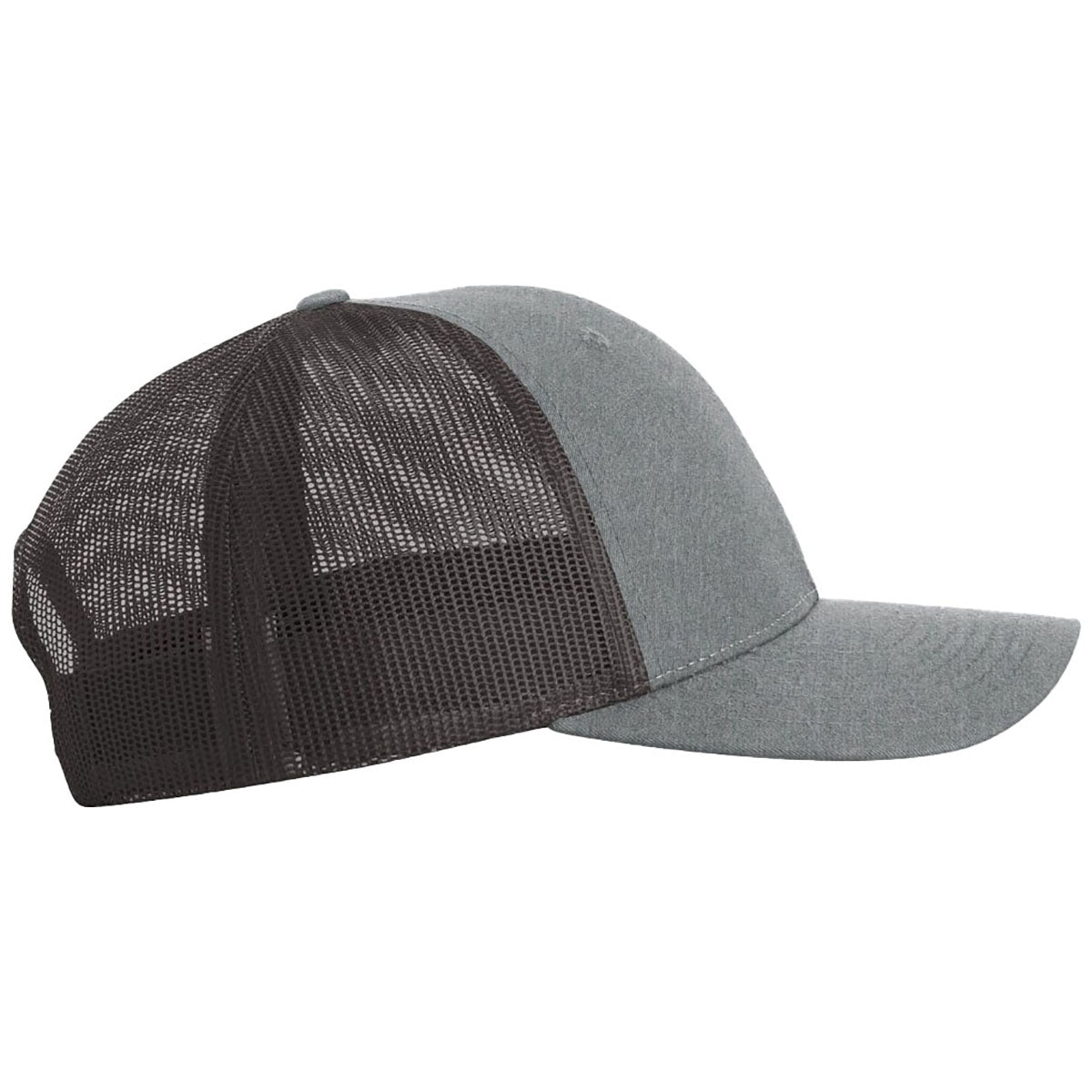 Richardson Heather Grey/Dark Charcoal Low Pro Trucker