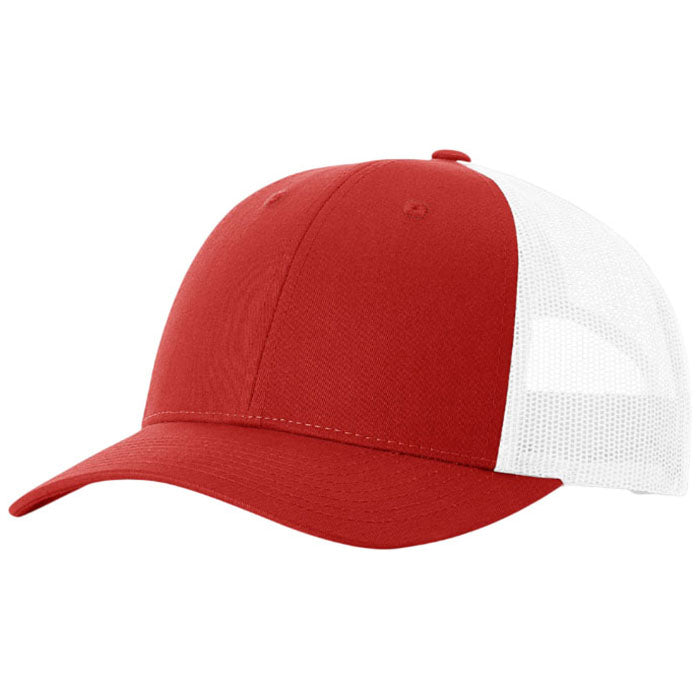 Richardson Red/White Low Pro Trucker