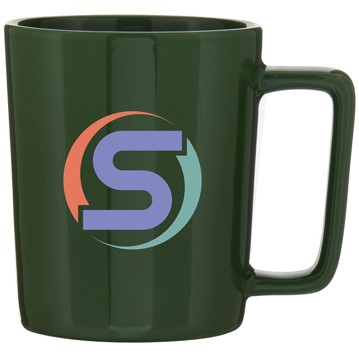 ETS Express Forest Green Madrid 14oz Ceramic Mug