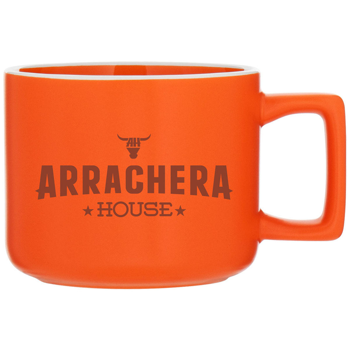 ETS Express Matte Orange Helio 12oz Ceramic Mug