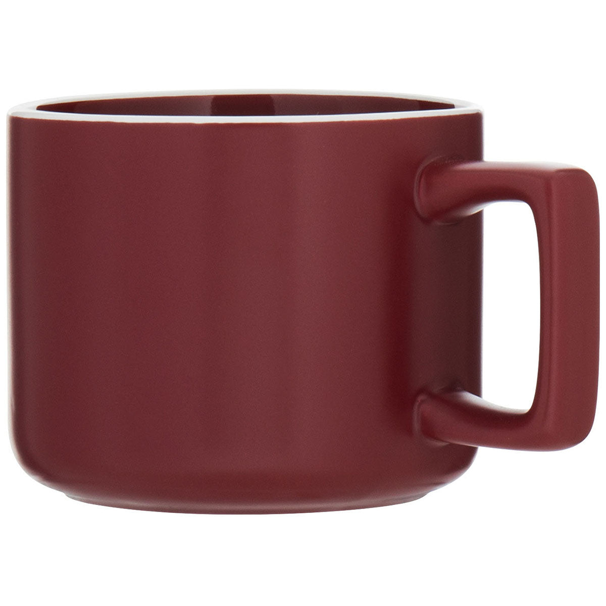 ETS Express Matte Maroon Helio 12oz Ceramic Mug