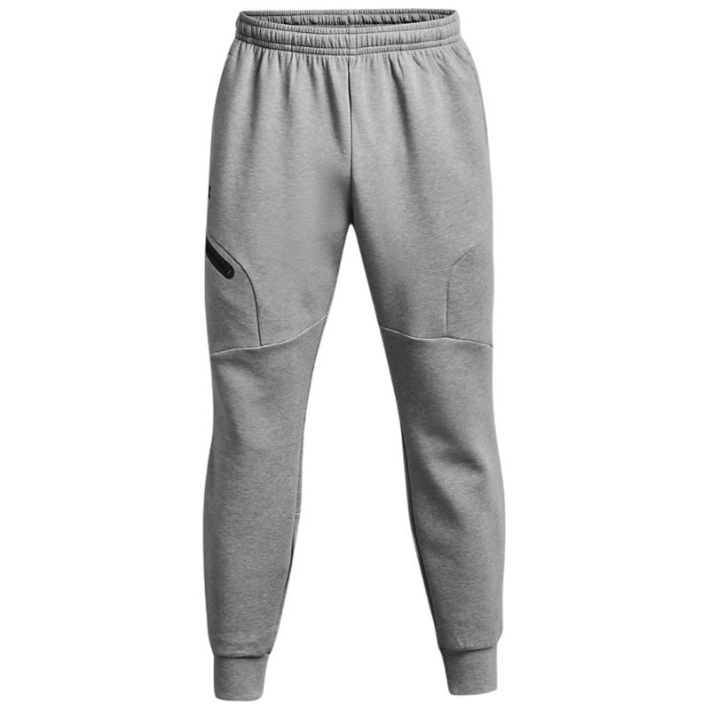 Under Armour Men's Mod Grey/Black Unstoppable Fleece Joggers