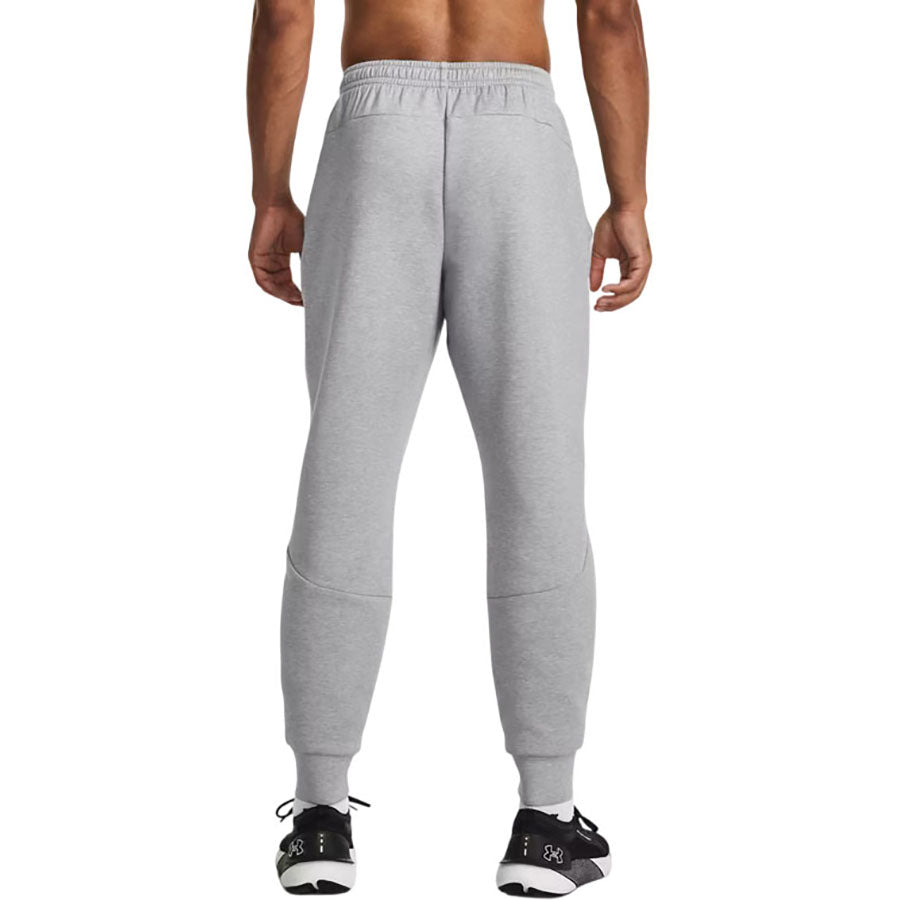 Under Armour Men's Mod Grey/Black Unstoppable Fleece Joggers