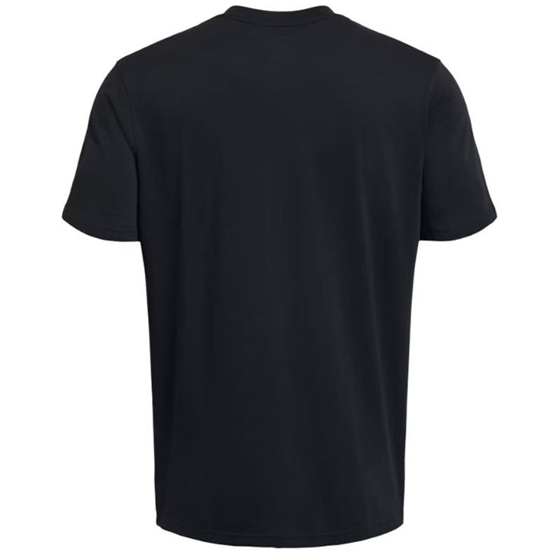 Under Armour Men's Black/White Heavyweight Patch Short Sleeve