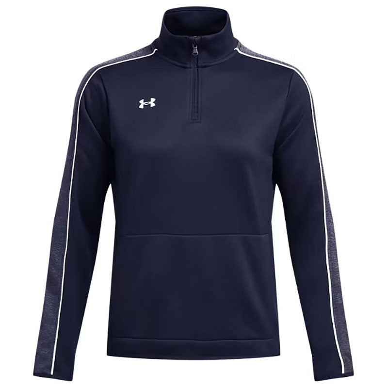 Under Armour Women's Midnight Navy/White Command Warm Up 1/4 Zip