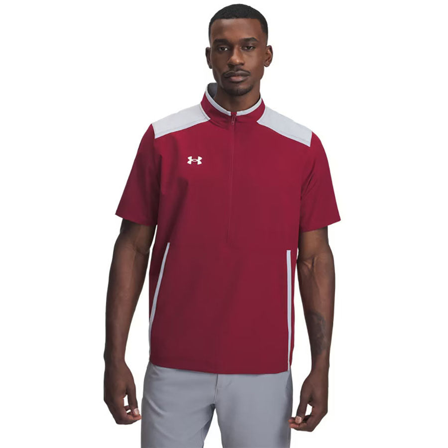 Under Armour Men's Cardinal/Mod Grey/White Motivate 3.0 Short Sleeve
