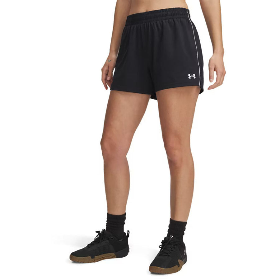 Under Armour Women's Black/White Tech Team 3" Shorts