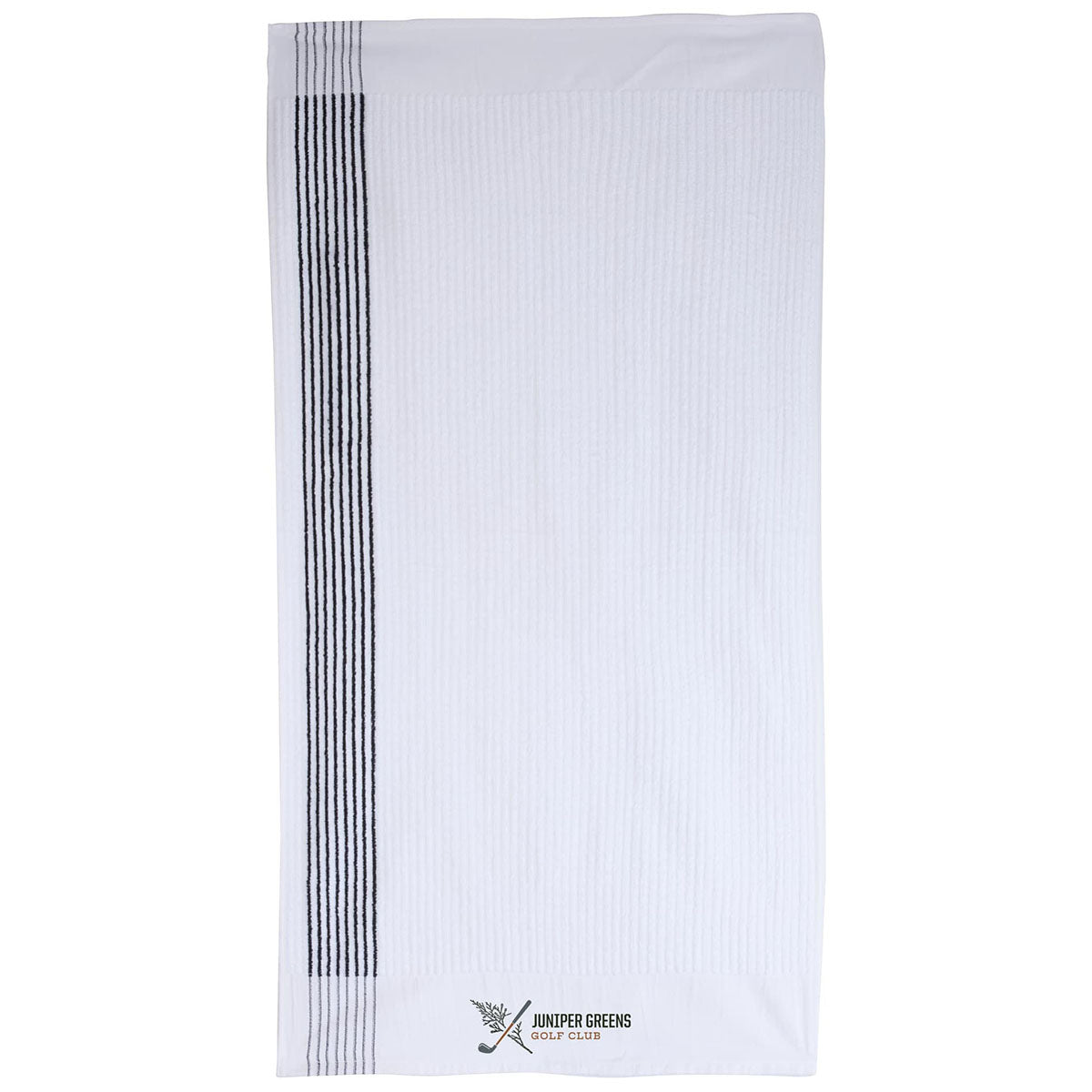 Leed's Black 22" x 44" Caddy Golf Towel