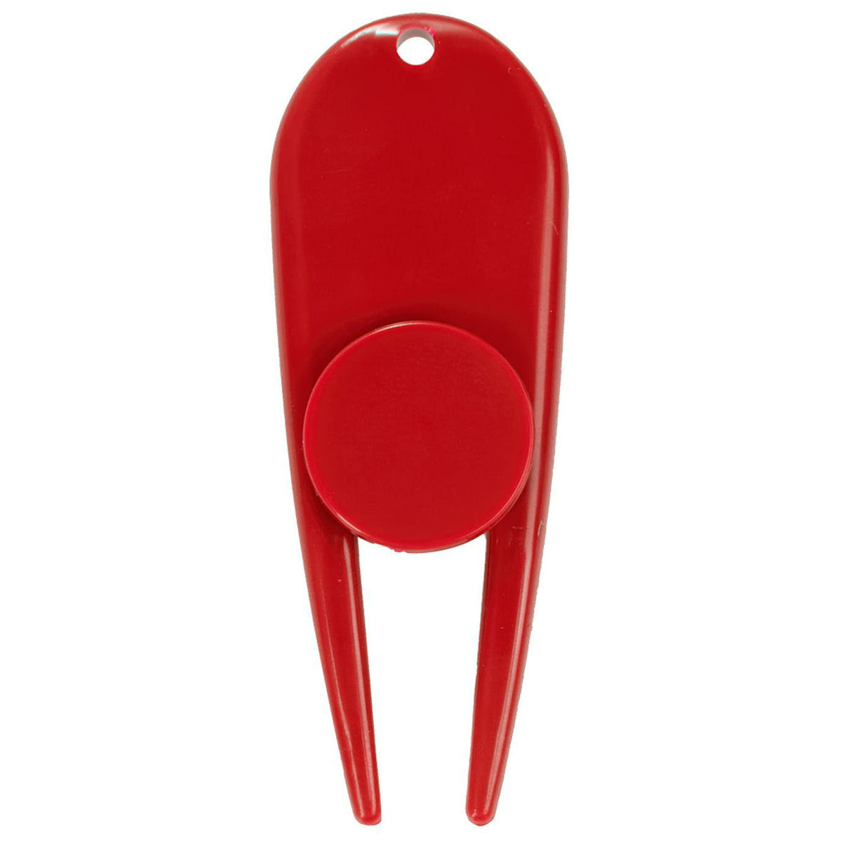 Leed's Red Divot Tool with Ball Marker