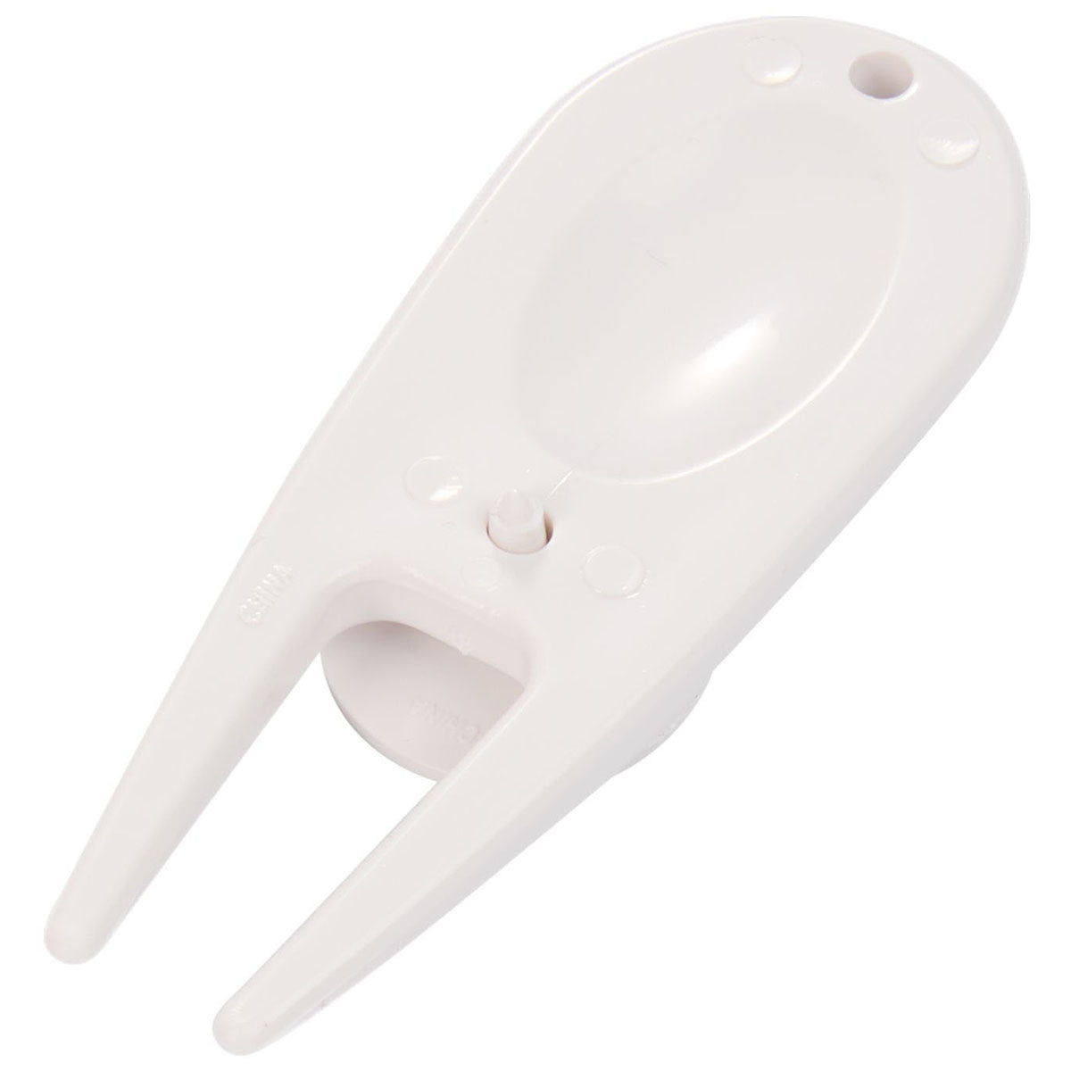 Leed's White Divot Tool with Ball Marker