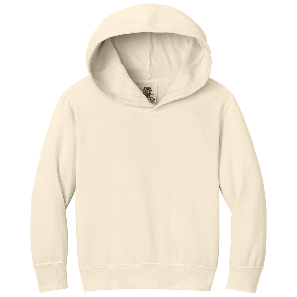 Comfort Colors Youth Ivory Lightweight Hooded Sweatshirt