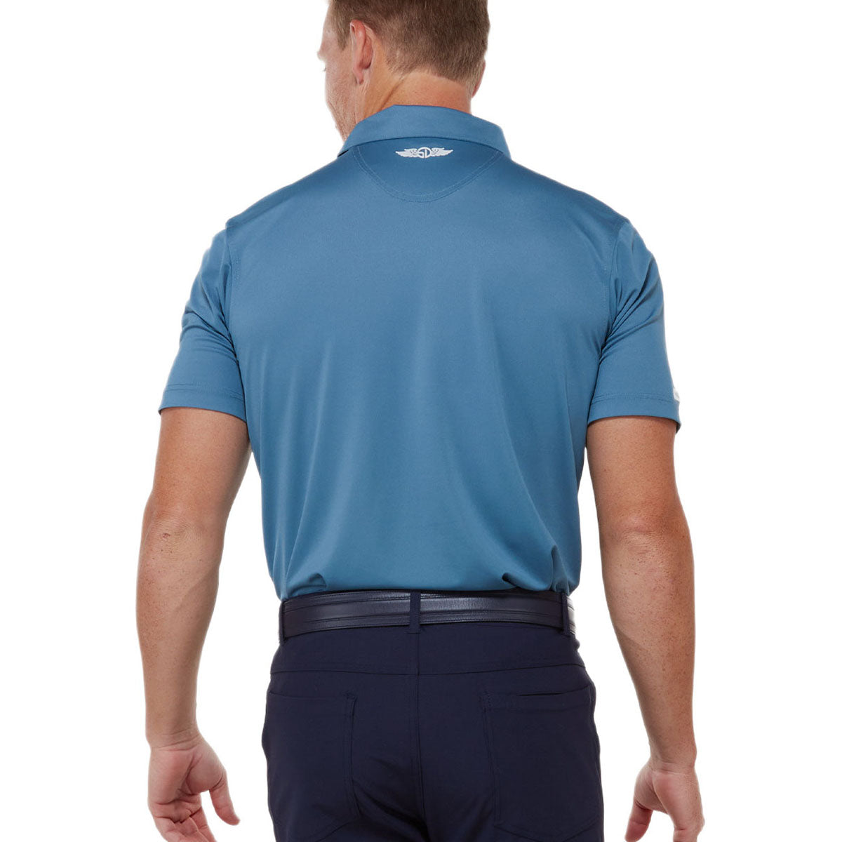 Straight Down Men's Petrol Sullivan Polo