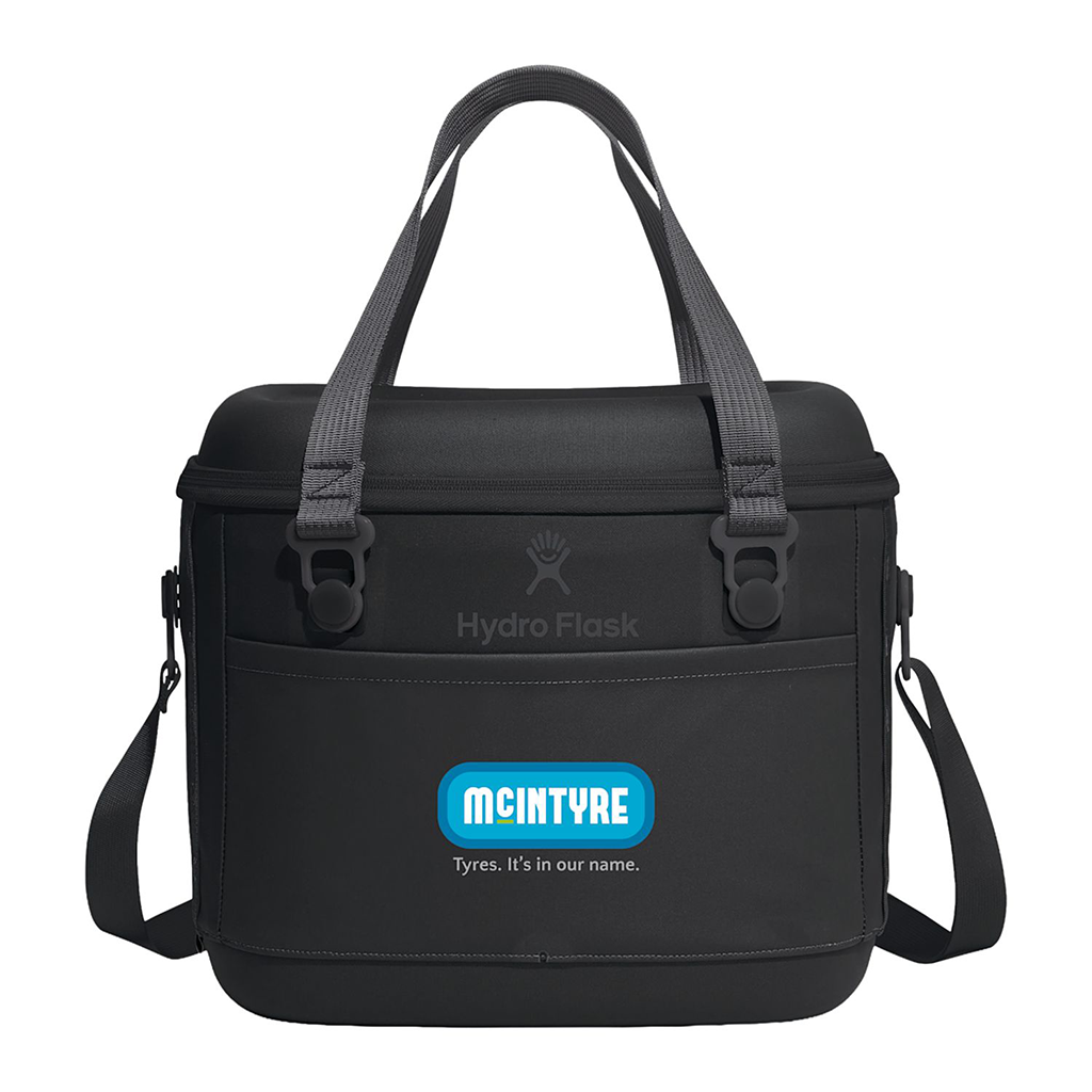 48-Hour Hydro Flask Black 15L Carryout Soft Cooler