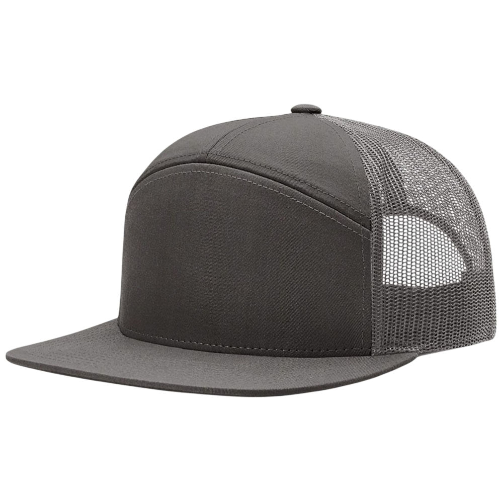 Richardson Charcoal 7-Panel Trucker