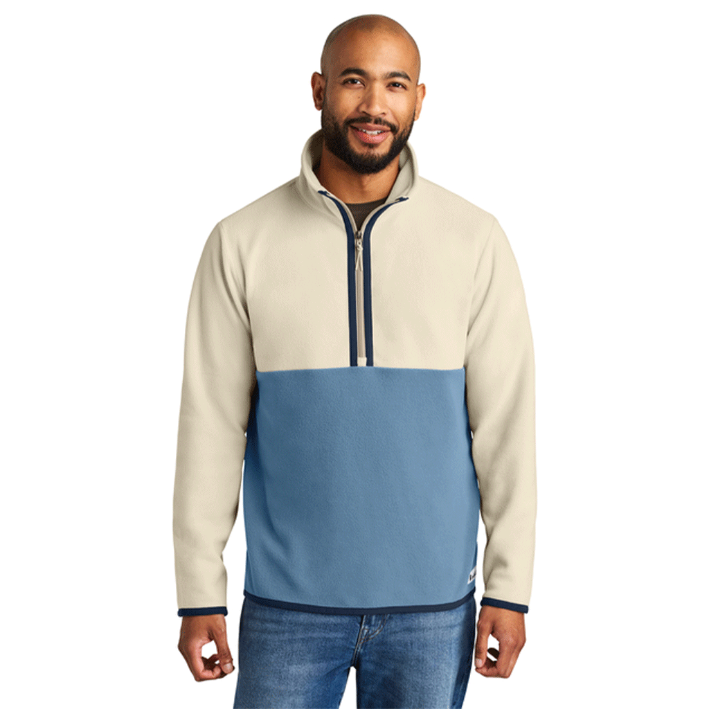 Cotopaxi Men's Cream/Fjord Amado 1/2-Zip Fleece