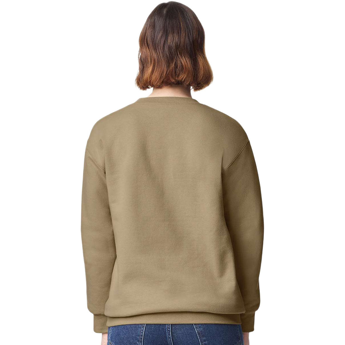 Gildan Unisex Tan Hammer Maxweight Crewneck Sweatshirt
