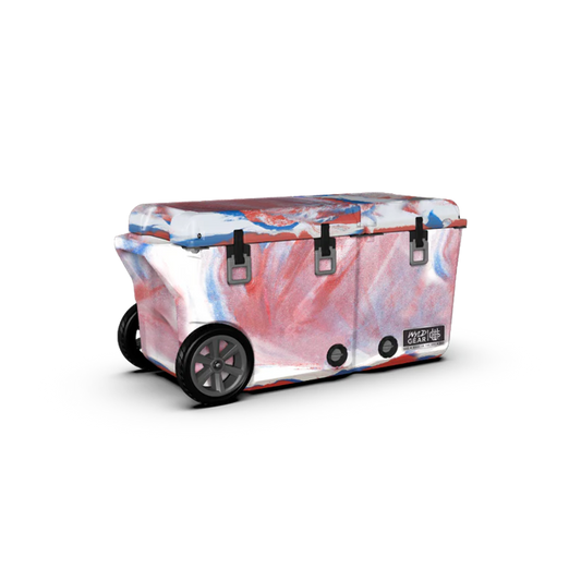 Wyld Gear Red/White/Blue Freedom Series 65QT Divided Cooler