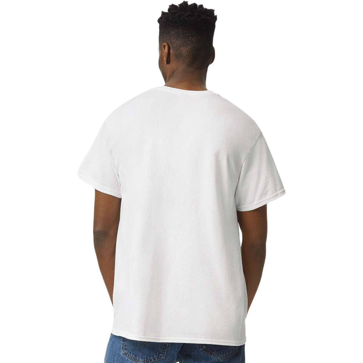 Gildan Men's White Ultra Cotton 6 oz. T-Shirt