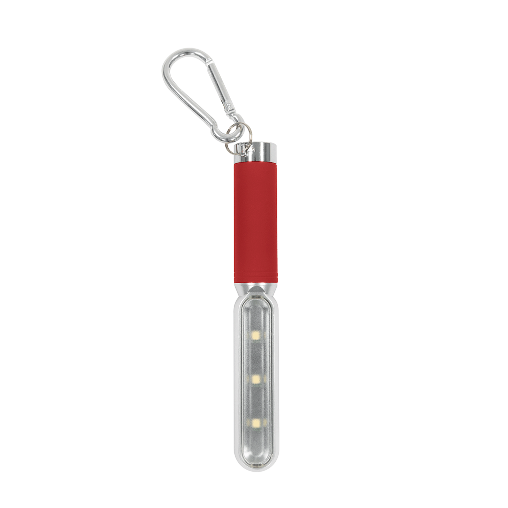 Hit Red COB Safety Light With Carabiner