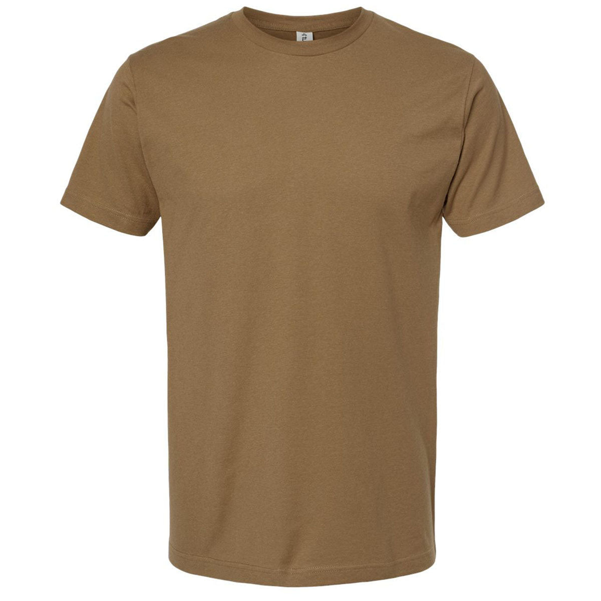 Tultex Unisex Desert Brown Fine Jersey T-Shirt