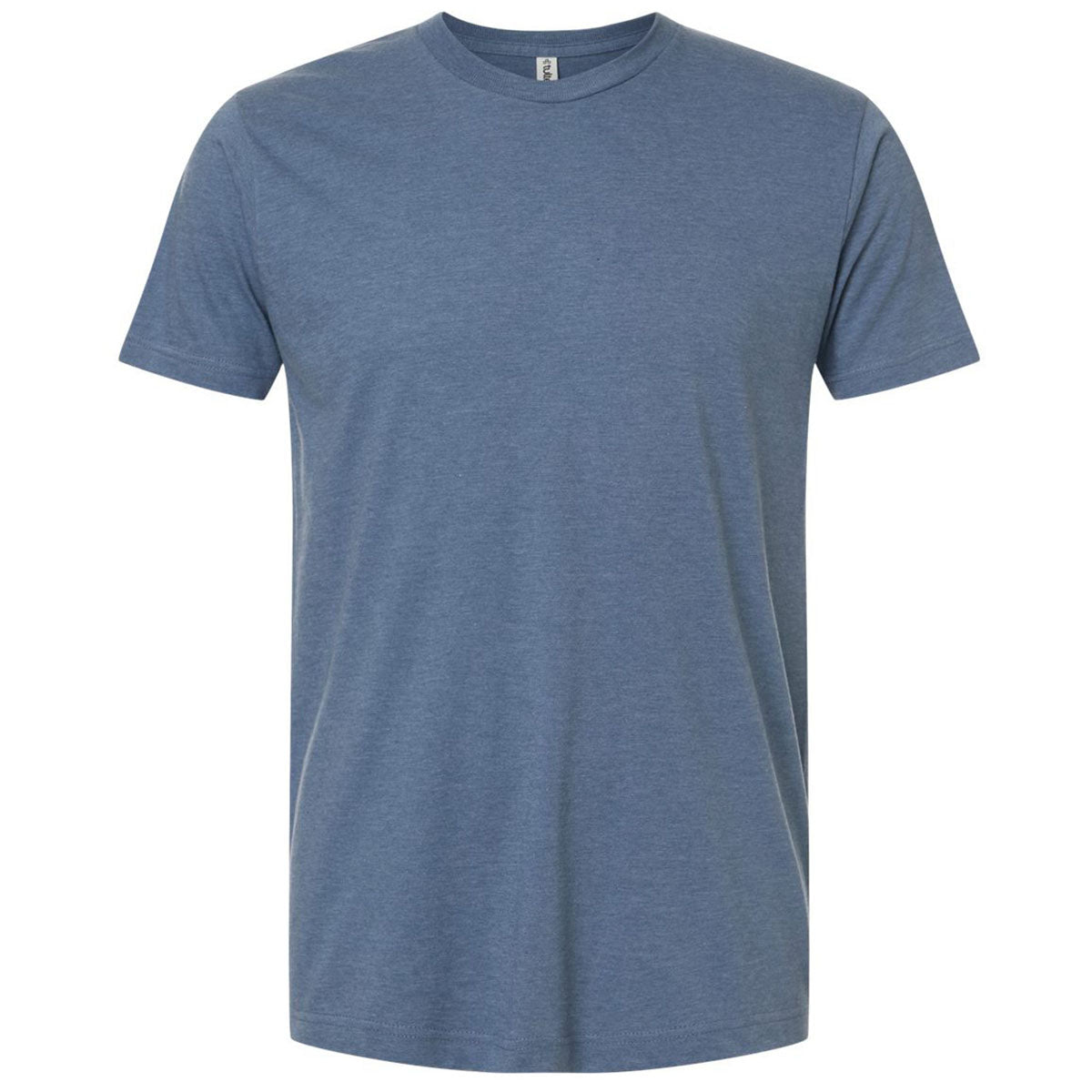 Tultex Unisex Heather Indigo Blue Fine Jersey T-Shirt