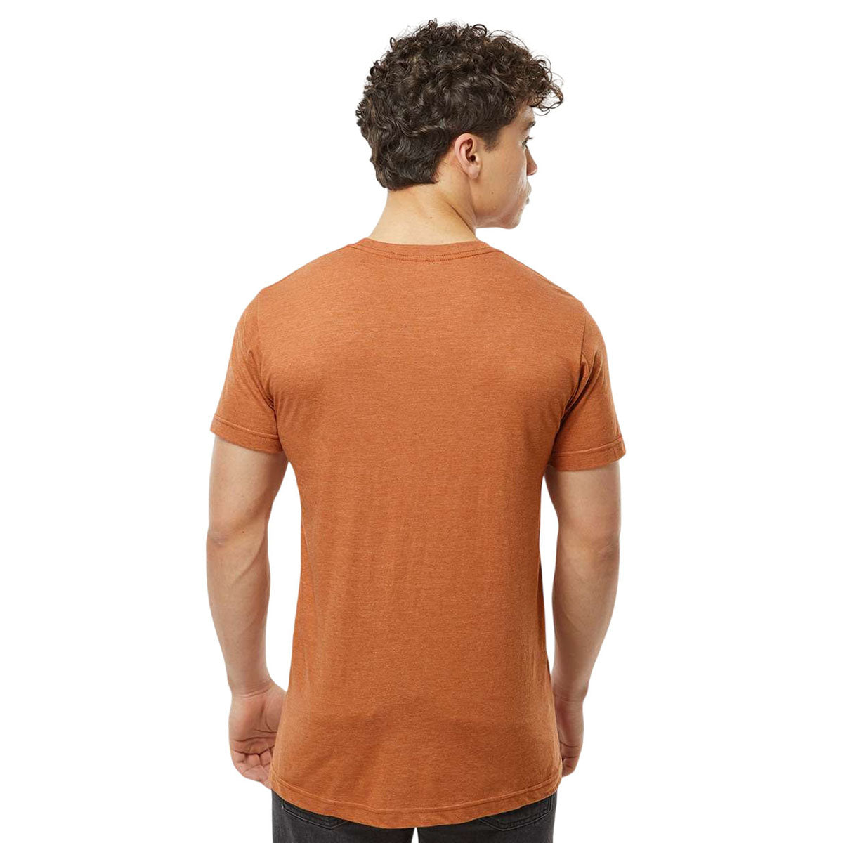 Tultex Unisex Heather Rust Fine Jersey T-Shirt