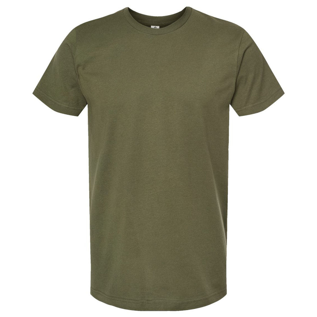 Tultex Unisex Military Green Fine Jersey T-Shirt
