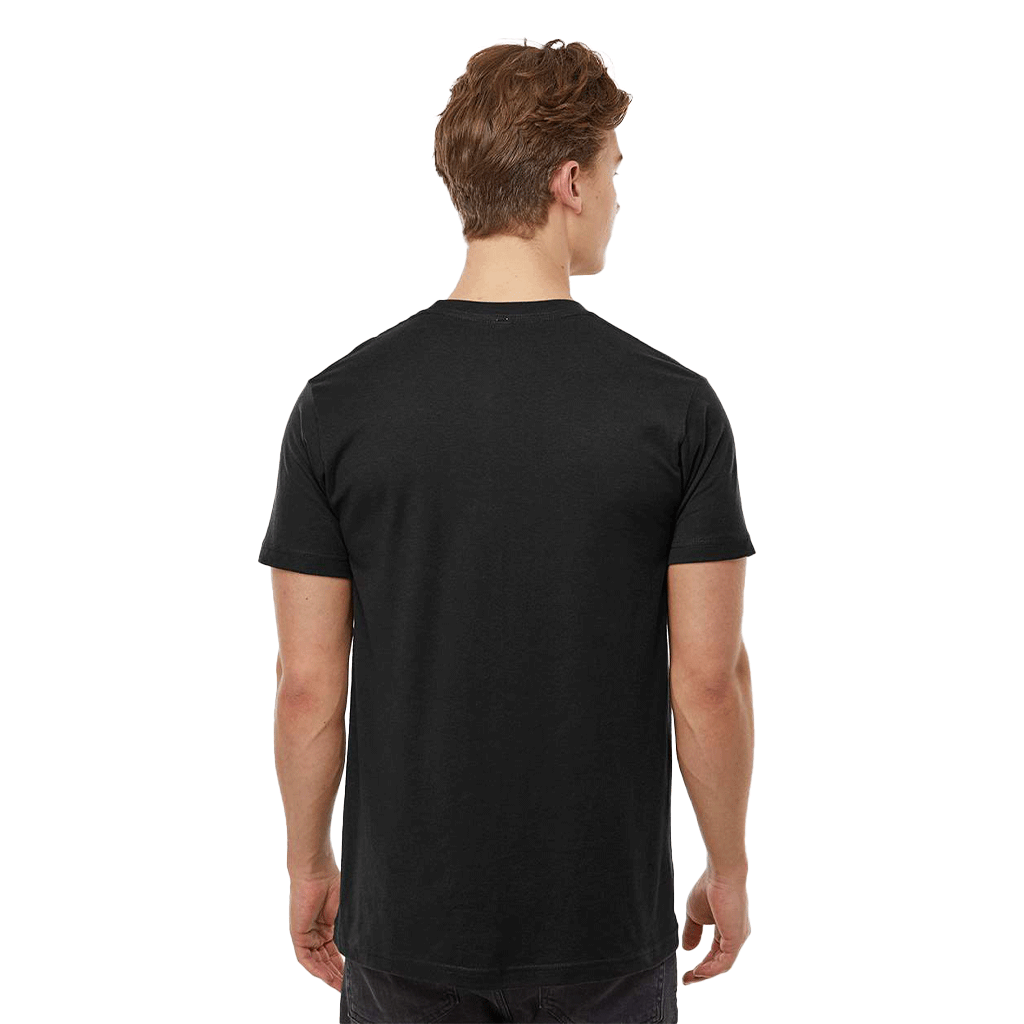 Tultex Unisex Black Fine Jersey T-Shirt