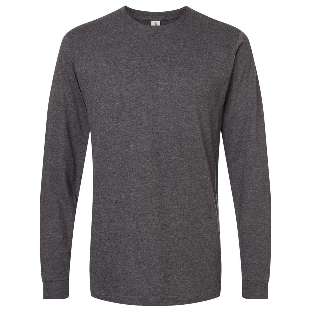 Tultex Unisex Heather Charcoal Fine Jersey Long Sleeve T-Shirt