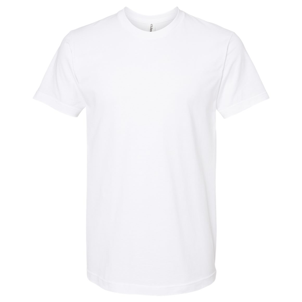 Tultex Unisex White Fine Jersey T-Shirt