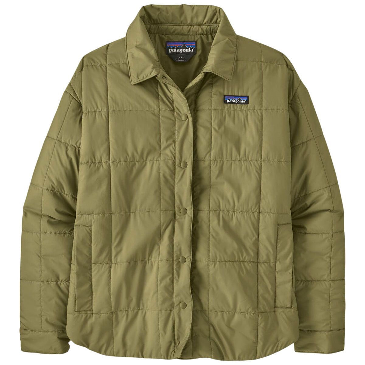 Patagonia Women's Caper Green Light Gust Shirt Jacket