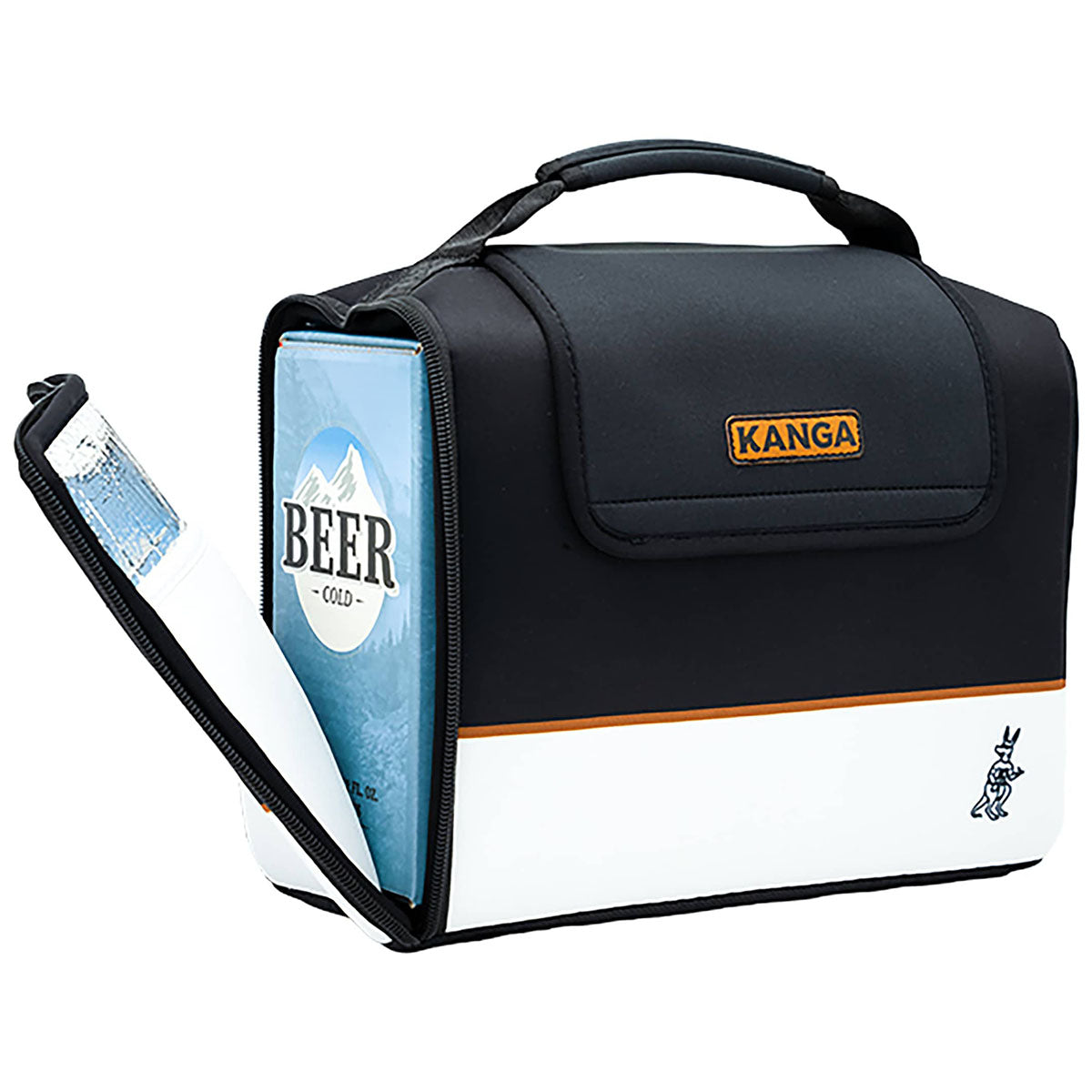 Kanga Black/White Kanga Black/White Kase Mate 12 Pack Cooler