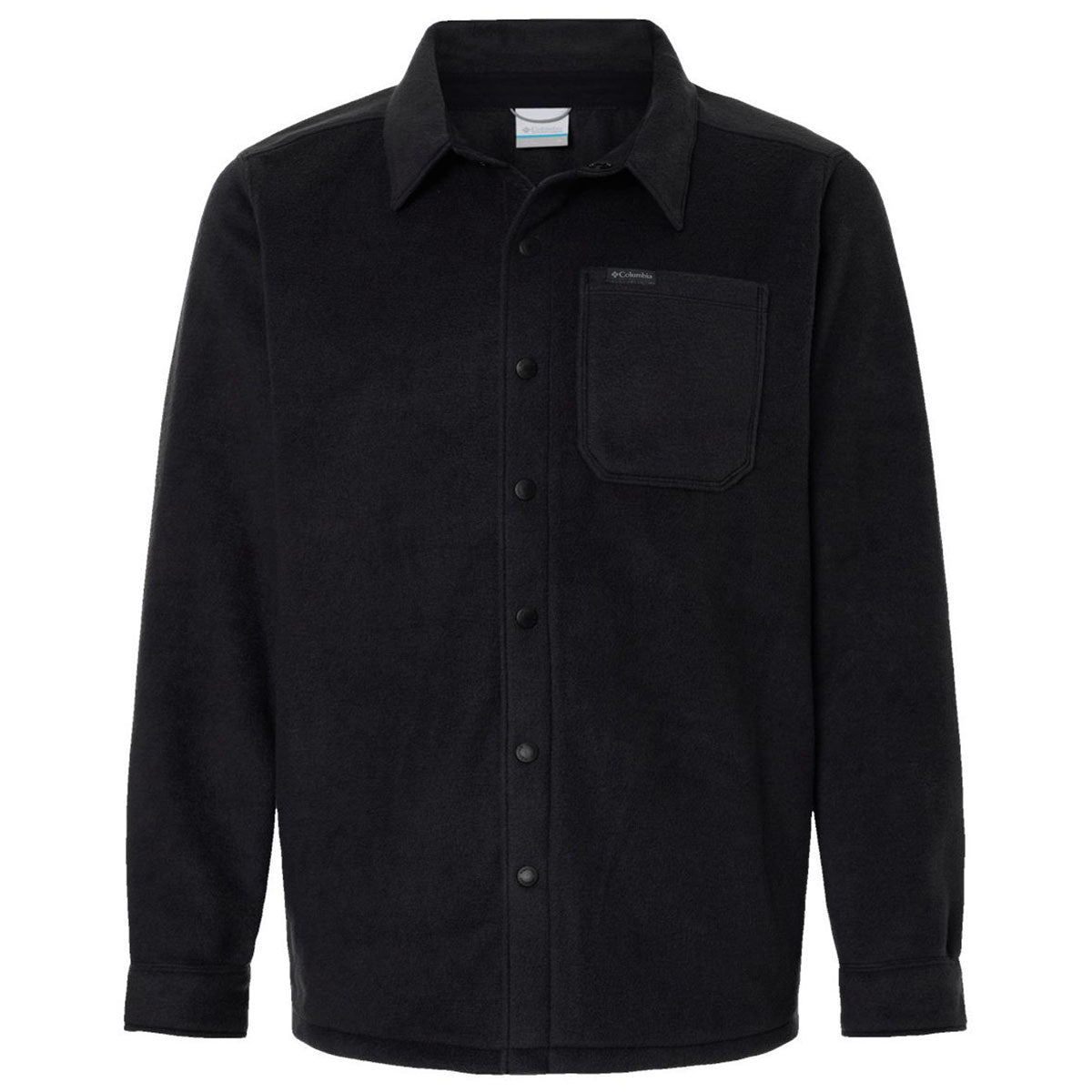 Columbia Men's Black Steens Mountain Solid Shirt Jacket