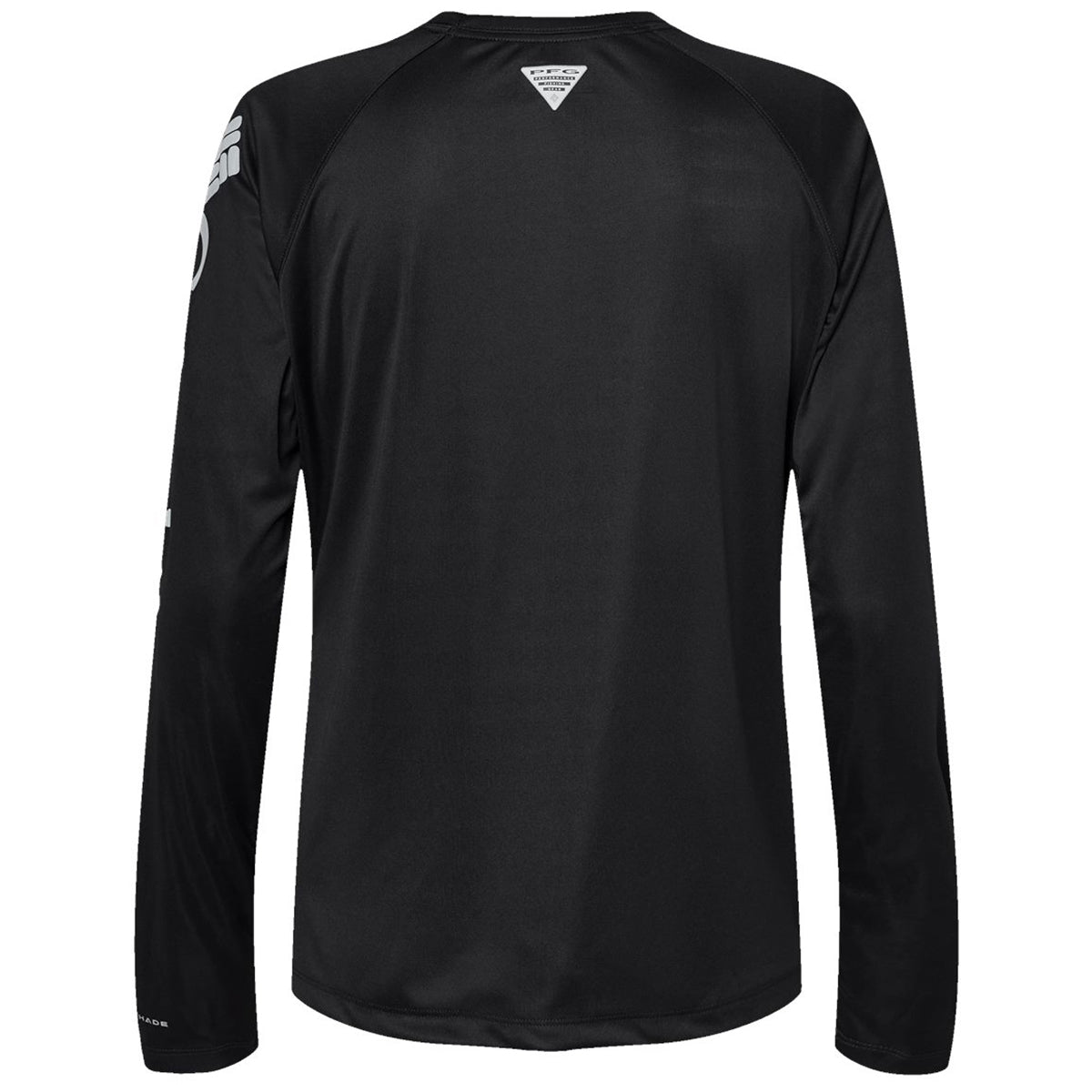 Columbia Women's Black/Cirrus Grey PFG Long Sleeve Tidal Tee