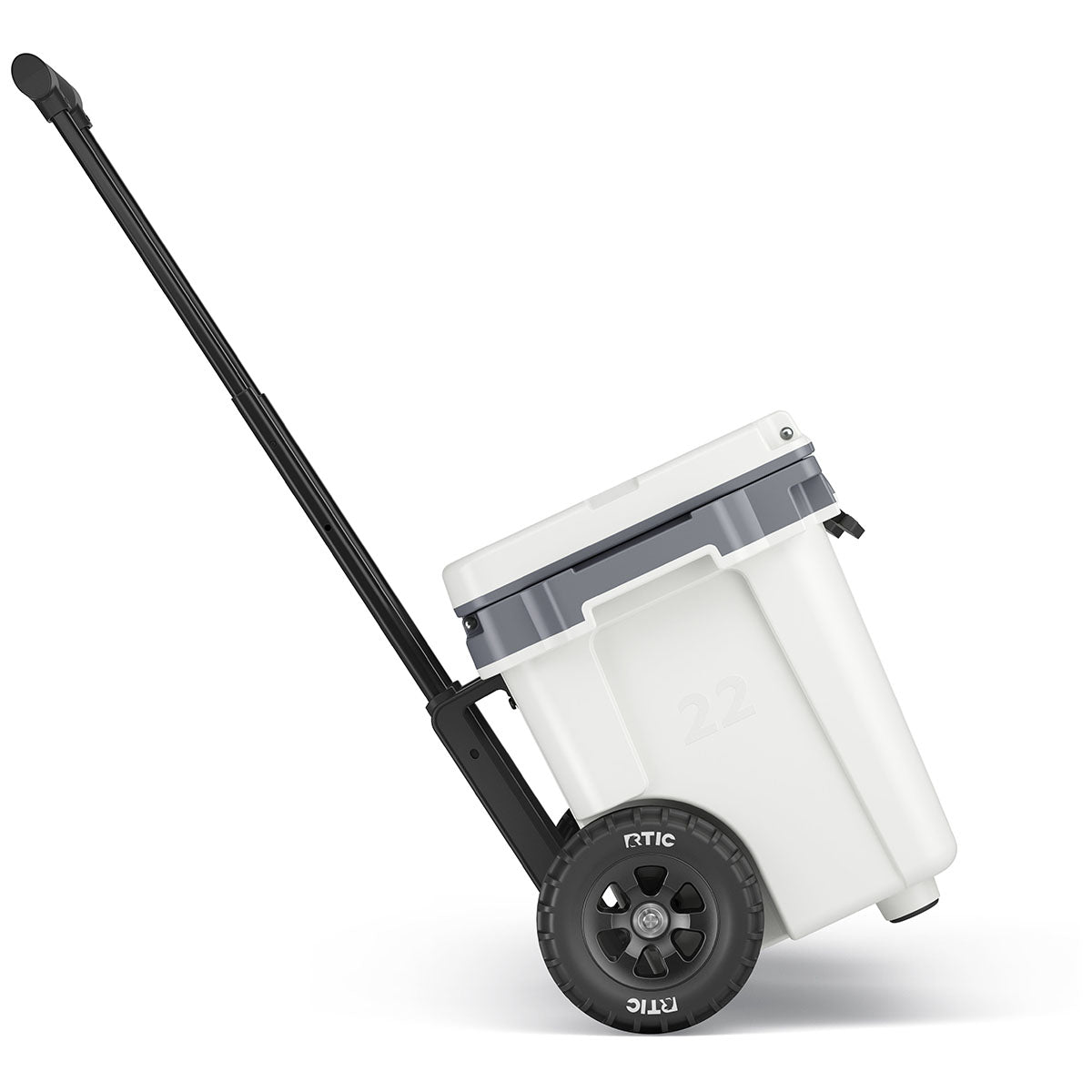 RTIC White & Grey 22 QT Ultra-Light Wheeled Cooler
