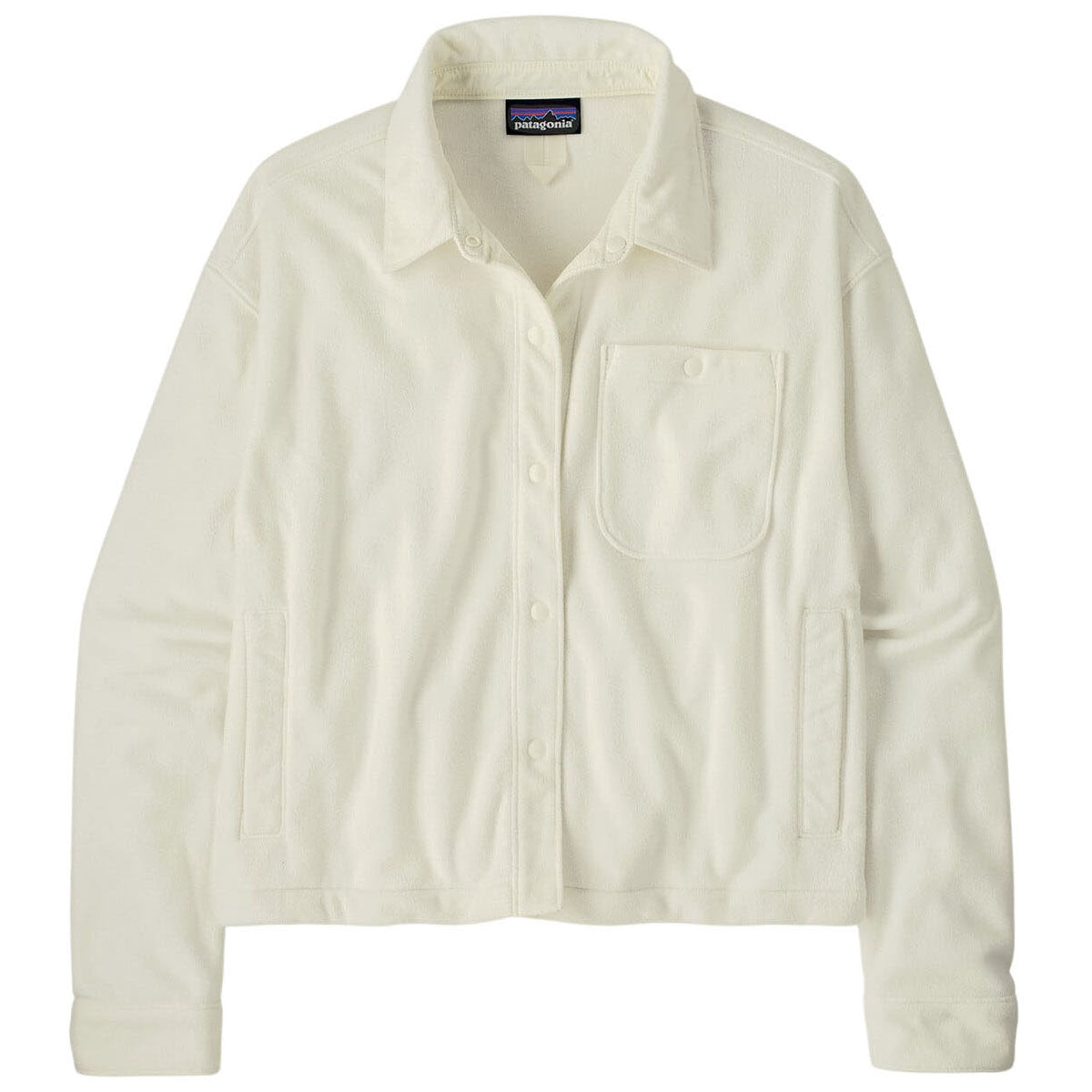 Patagonia Women's Birch White Micro D Fleece Shirt Jacket