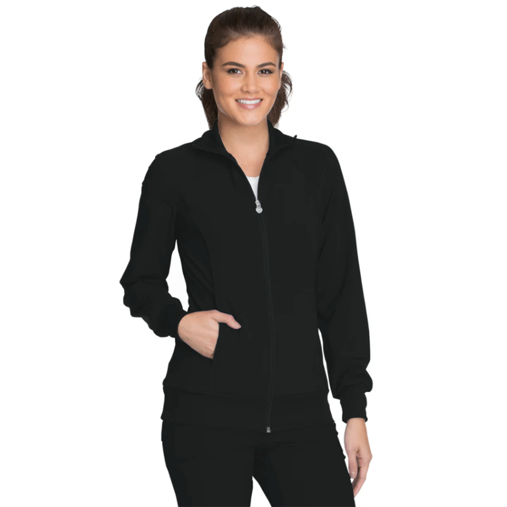 Infinity Women's Black 2-Pocket Contemporary Jacket