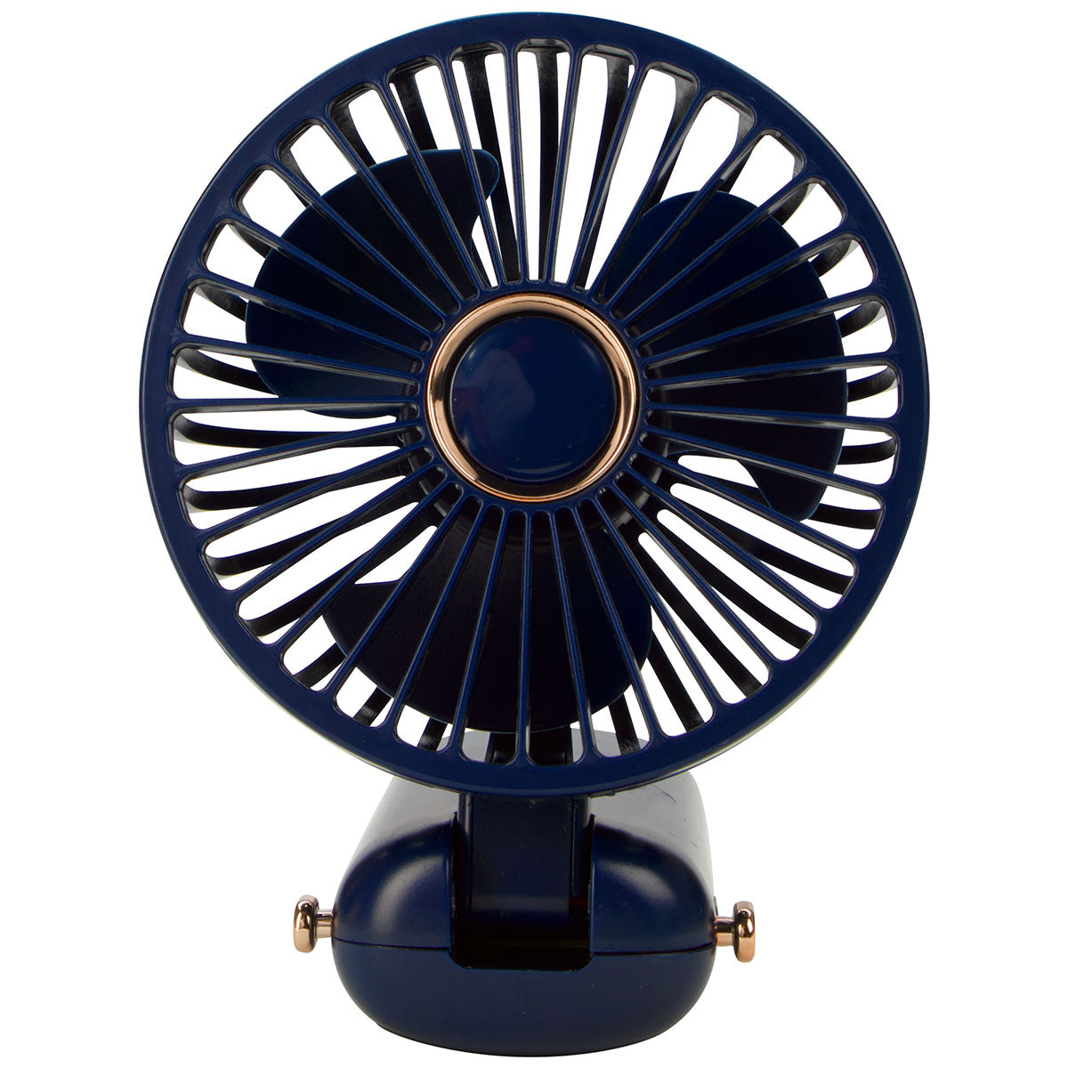 Koozie Group Navy Rechargeable Mini Handheld Fan