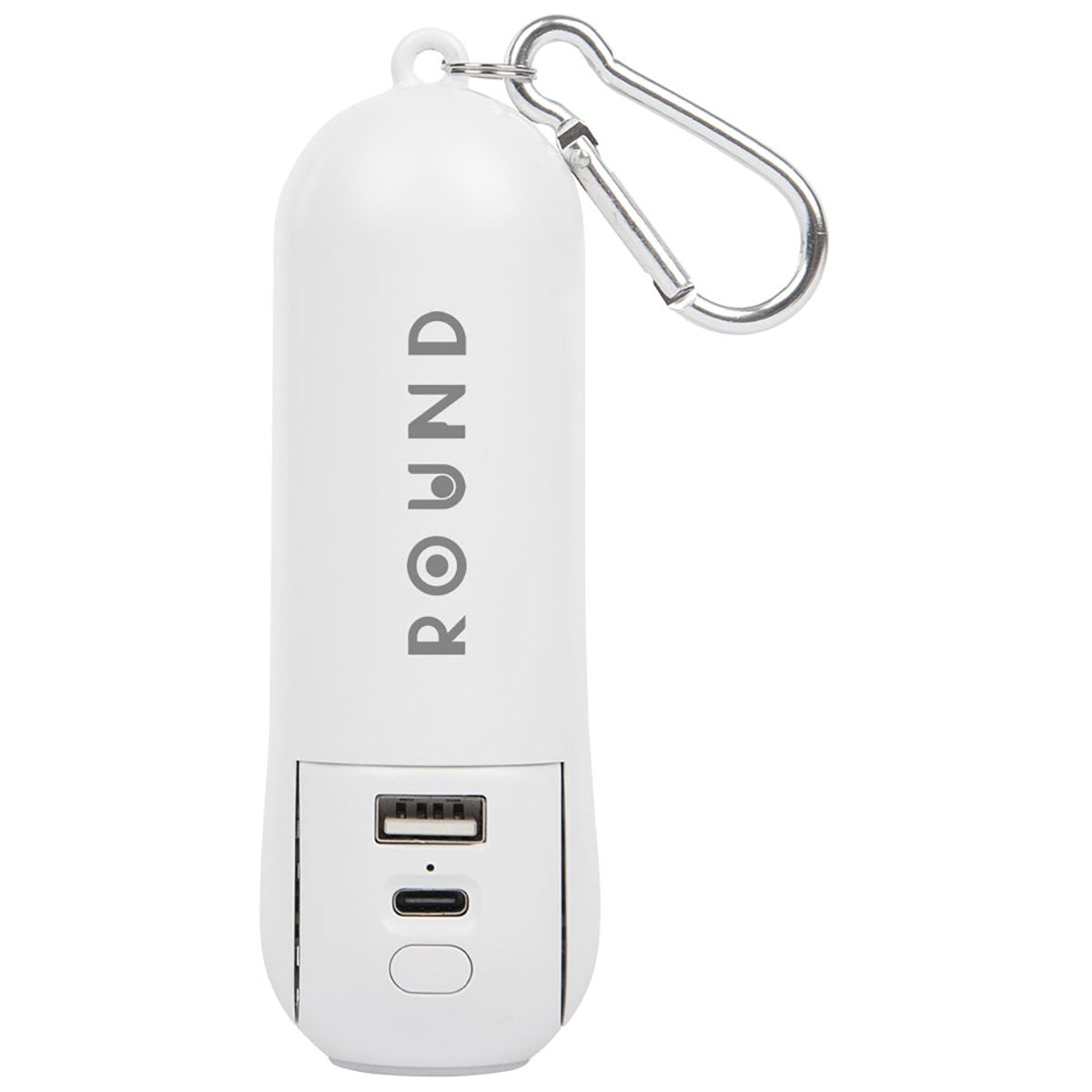 Hit White Rechargeable Power Bank With Fan & Flashlight