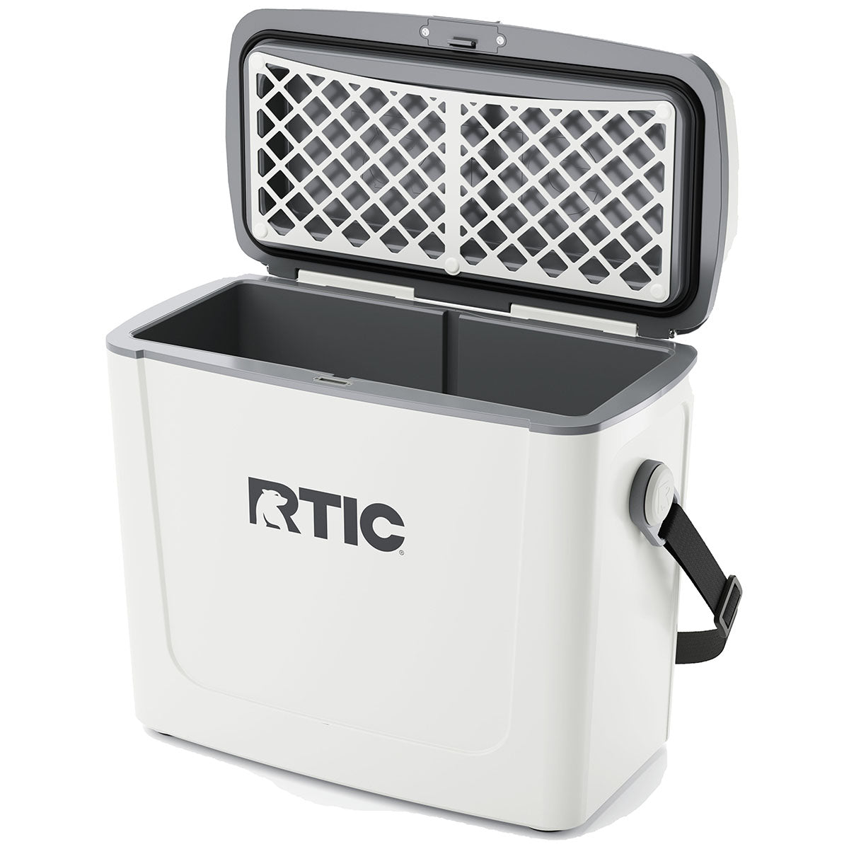 RTIC White & Grey 16 QT Road Trip Cooler