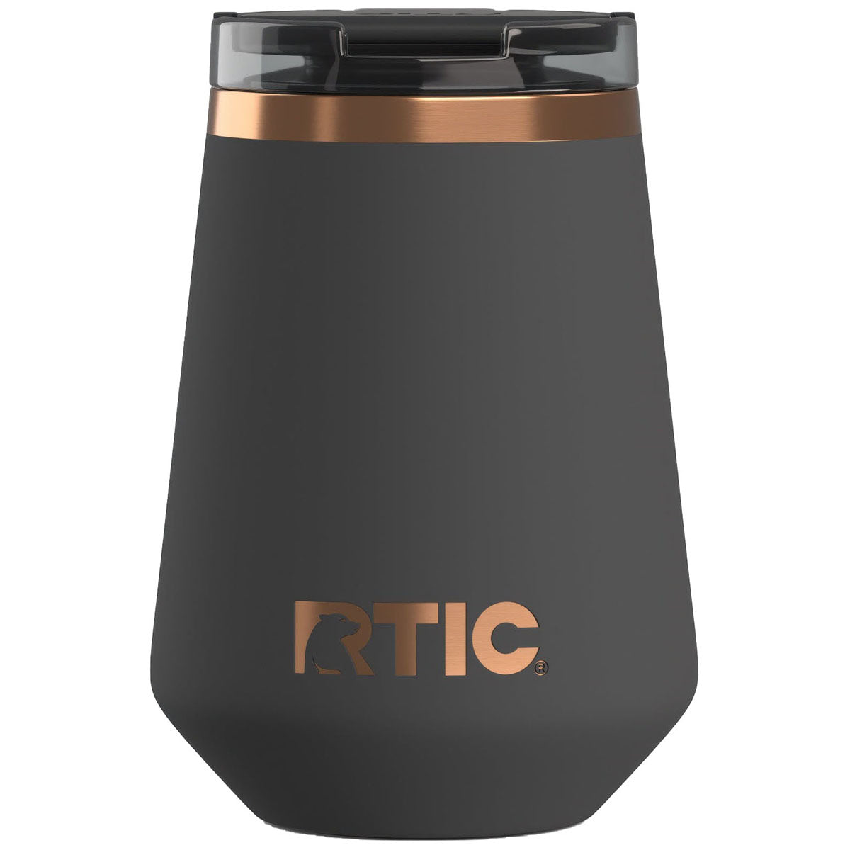 RTIC Light Black 12oz Happy Hour Wine Tumbler