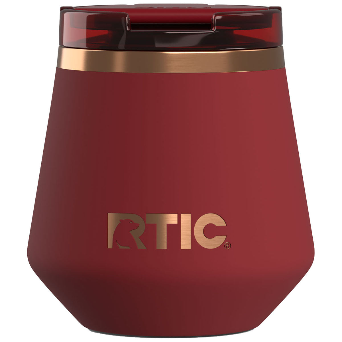 RTIC Black Cherry 8oz Happy Hour Lowball Tumbler