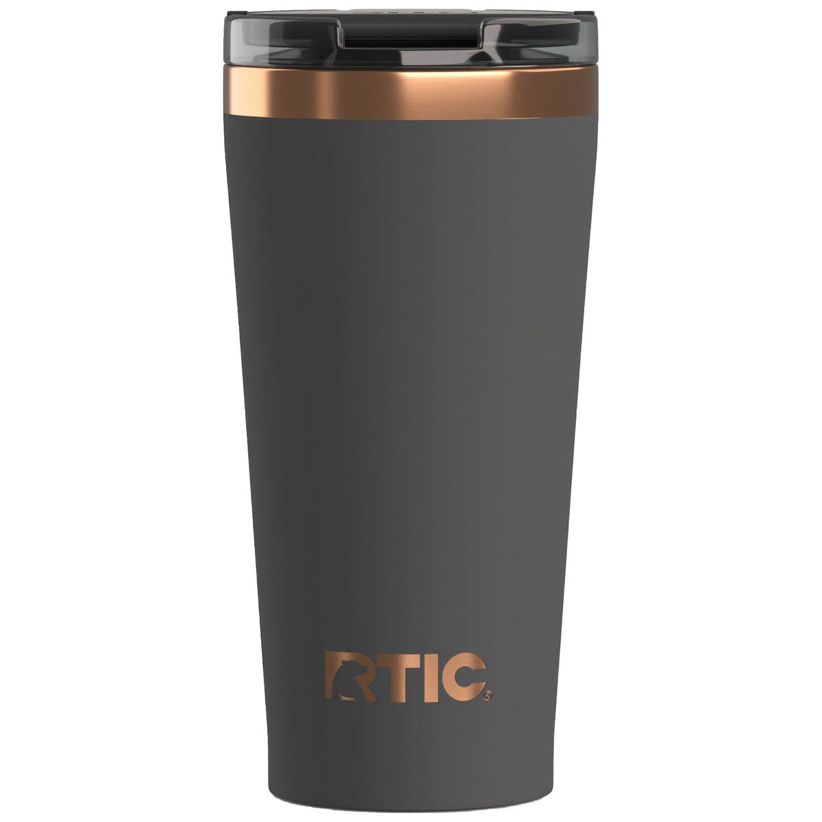 RTIC Light Black 18oz Happy Hour Pint Tumbler