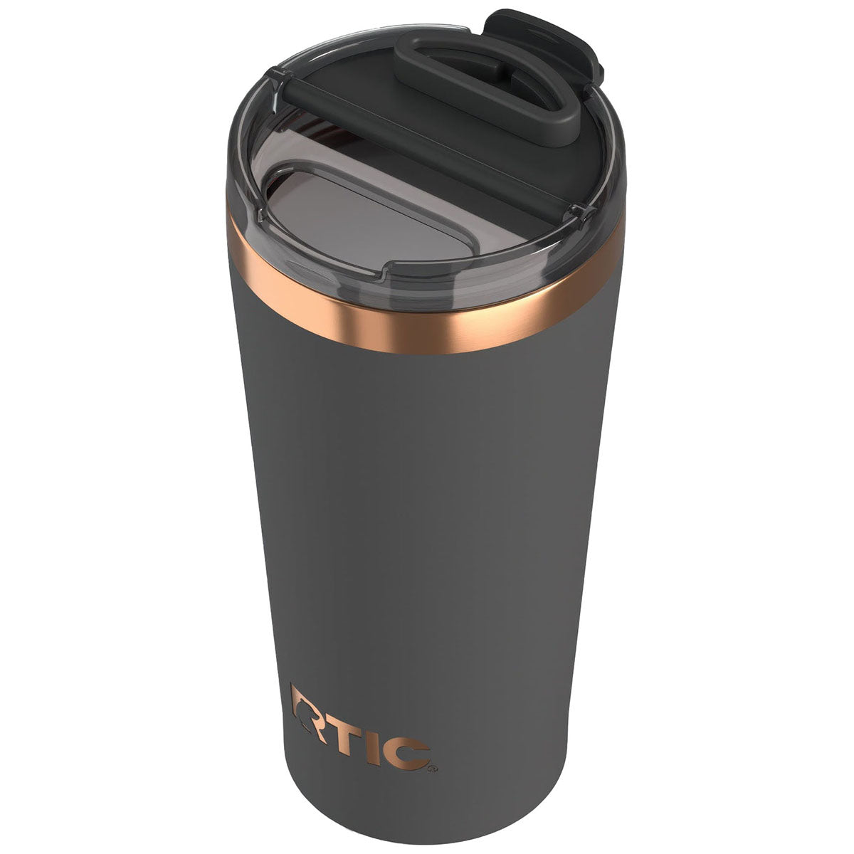RTIC Light Black 18oz Happy Hour Pint Tumbler
