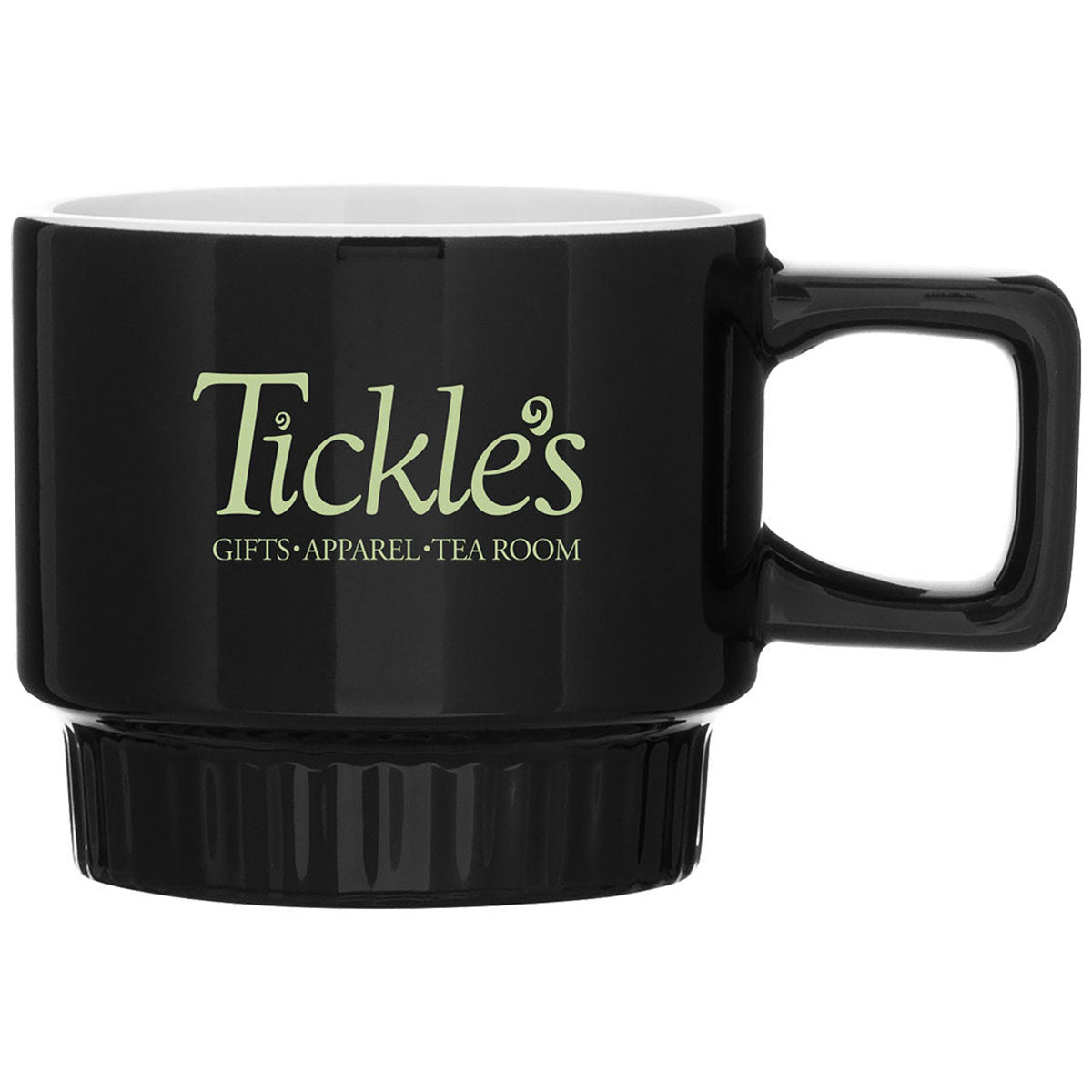 ETS Express Black Loft 11oz Stackable Ceramic Mug