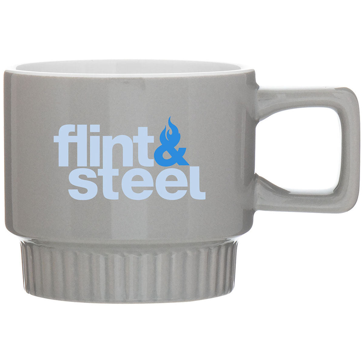ETS Express Light Grey Loft 11oz Stackable Ceramic Mug