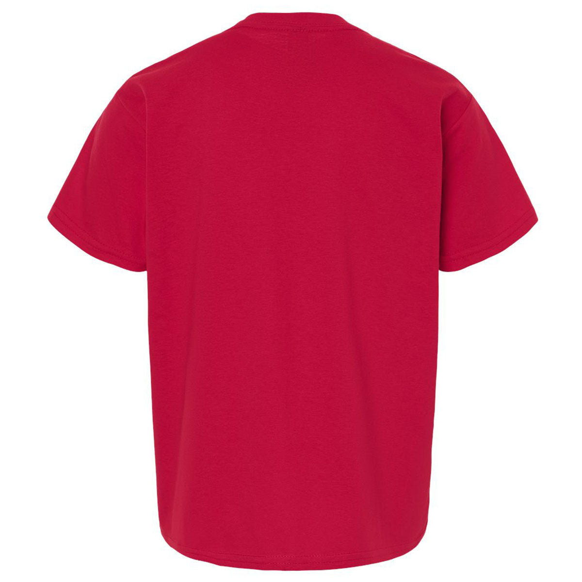 Gildan Youth Cherry Red Light Cotton T-Shirt