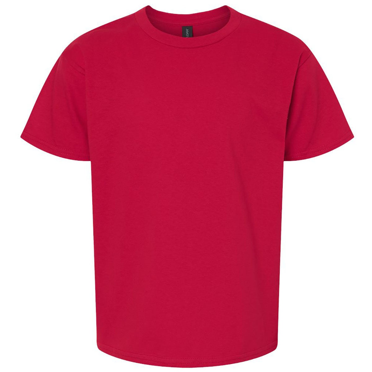 Gildan Youth Cherry Red Light Cotton T-Shirt