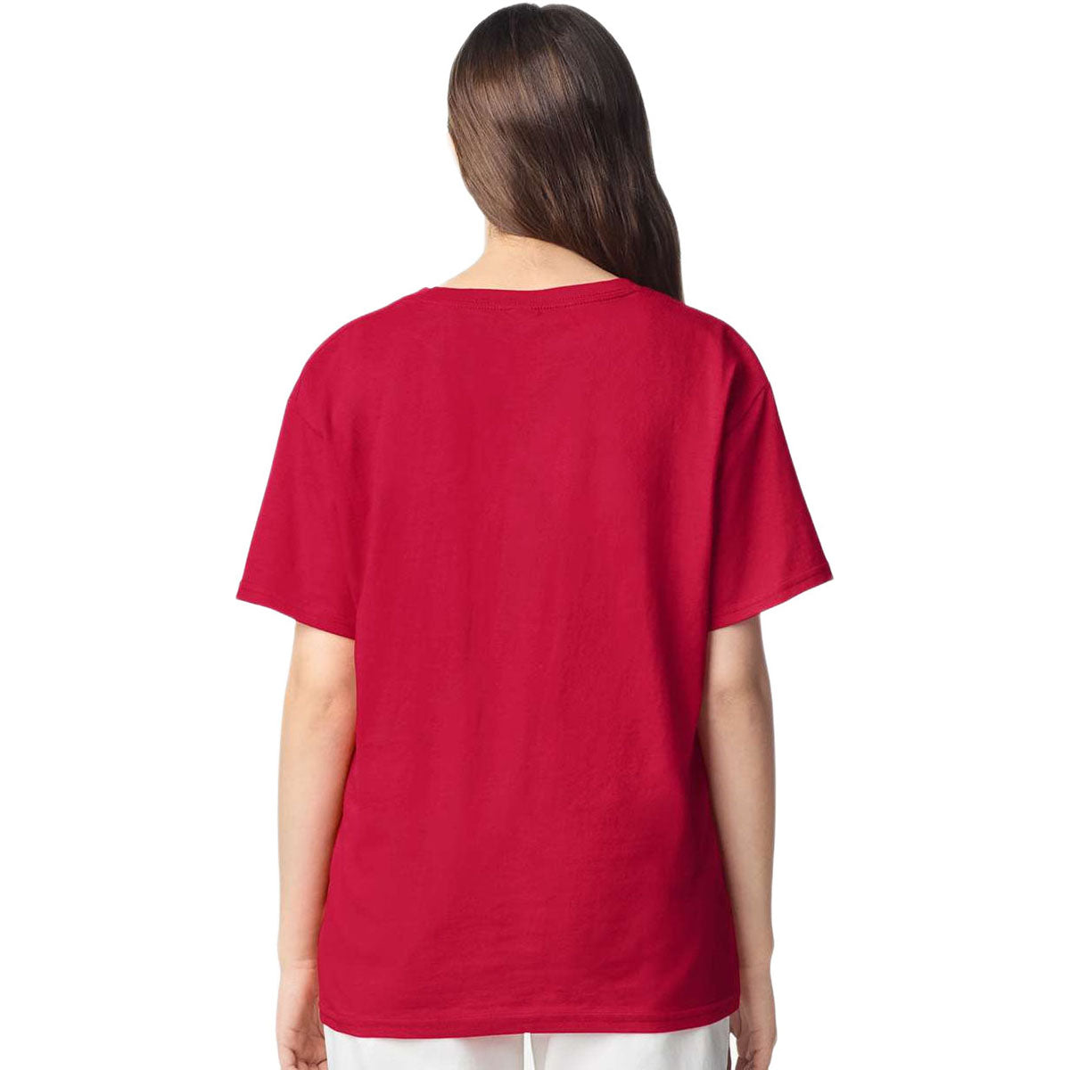 Gildan Youth Cherry Red Light Cotton T-Shirt